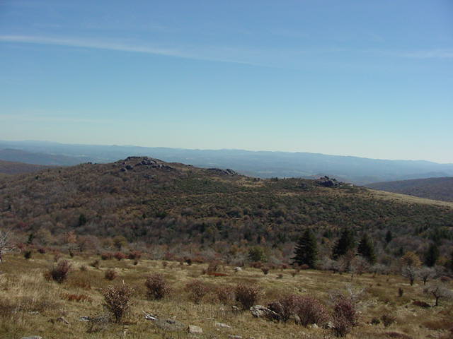 View of Massie Gap from Wilburn Ridge